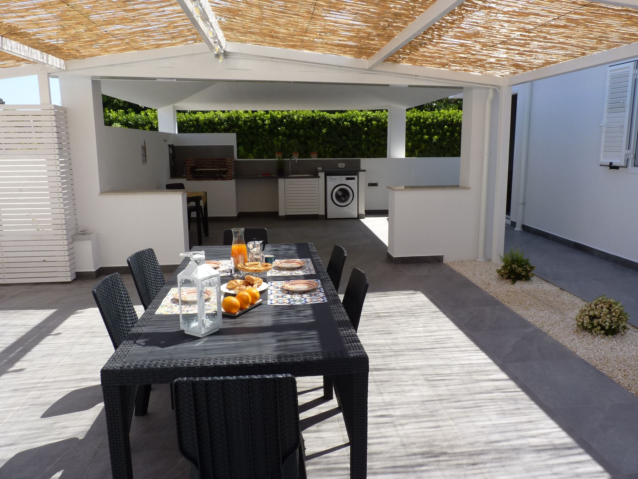 Fully equipped modern kitchen with Mediterranean style